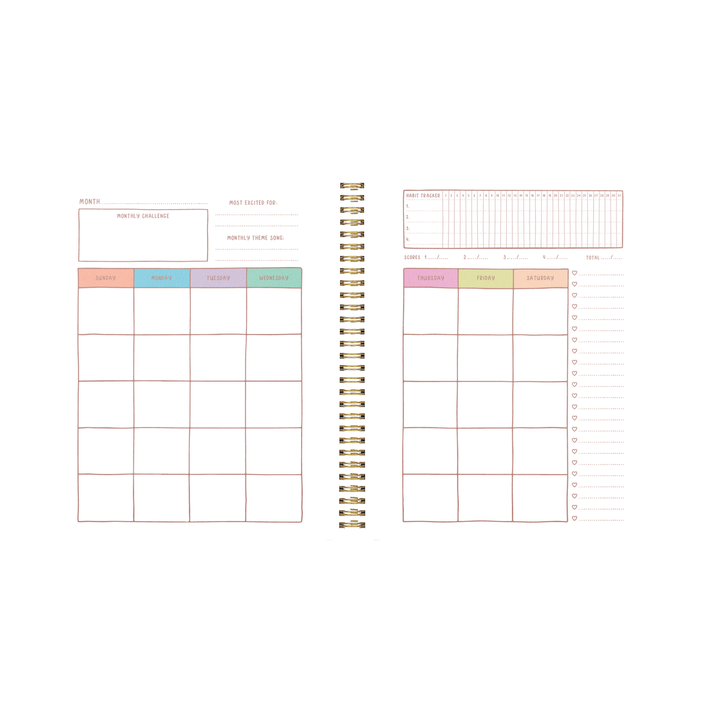 Perpetual Planner - Goal Getter Lite - 2 Styles