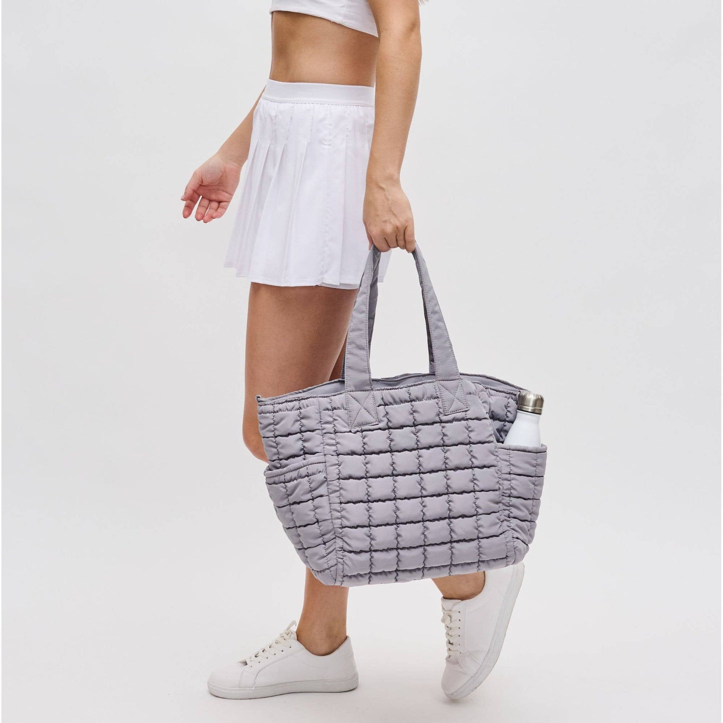 Dreamer - Quilted Puffer Nylon Tote - Assorted Colors