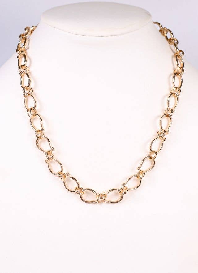 Cady Link Necklace GOLD