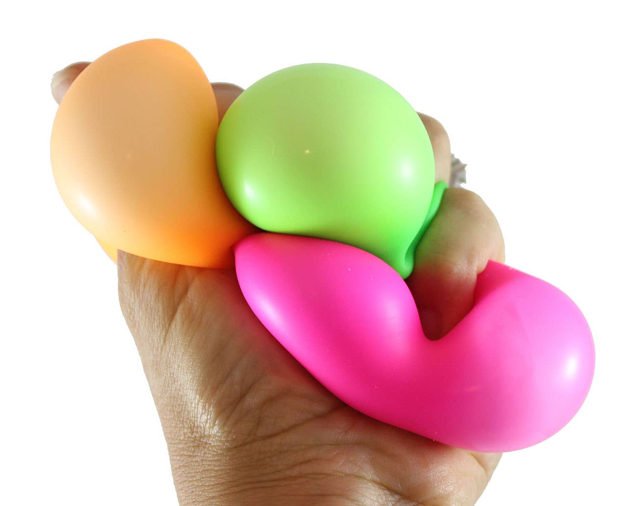 Box of 3 Stress Balls -Soft Doh Filled 2" Stress Fidget