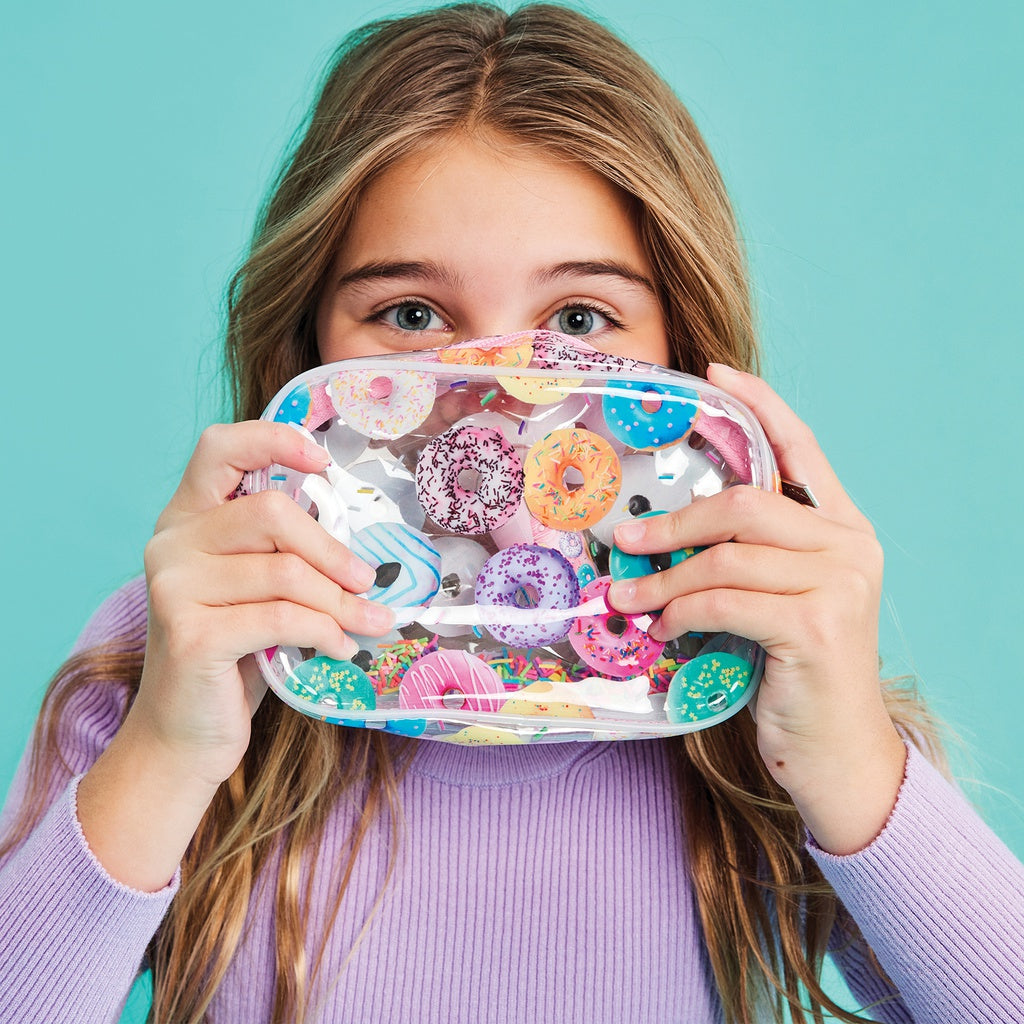 GO DO-NUTS CLEAR COSMETIC BAG