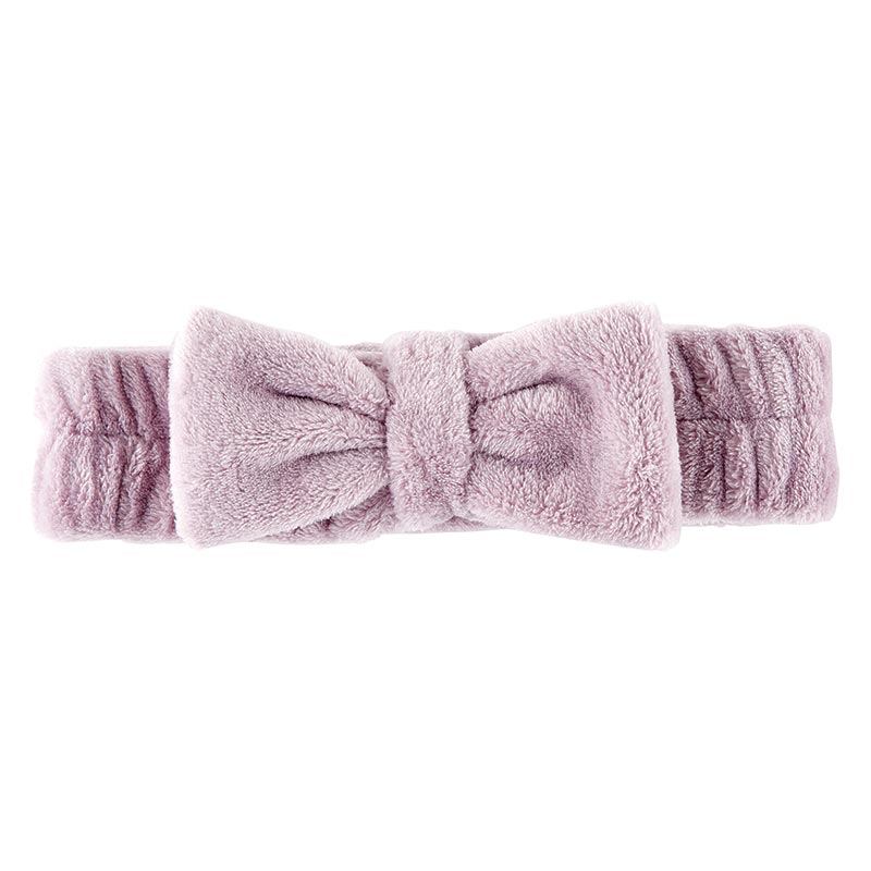 Plush Bow Spa Headband