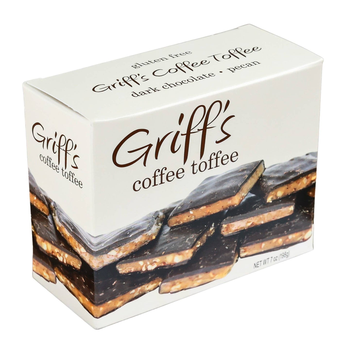 Griff's Coffee Toffee - 7oz Dark Chocolate Toffee