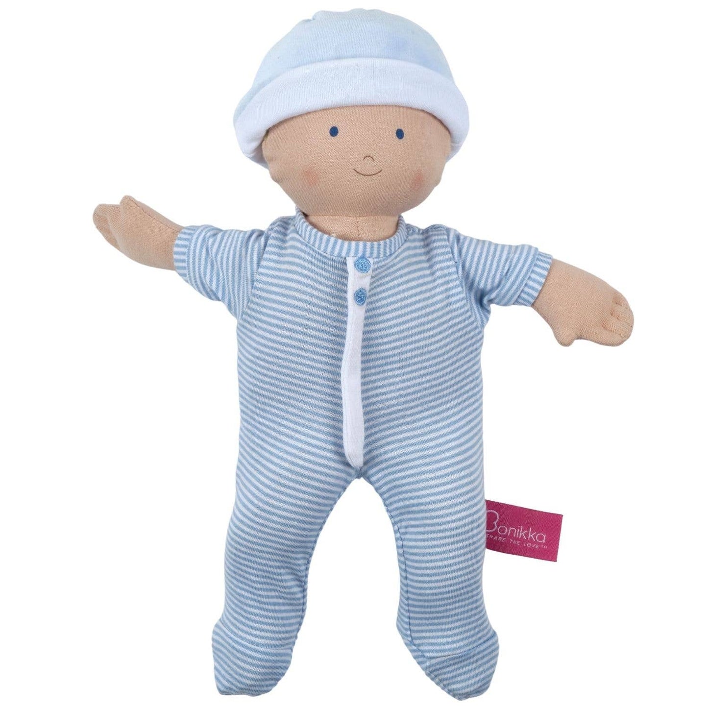 Cherub Baby Boy Doll in Blue Outfit