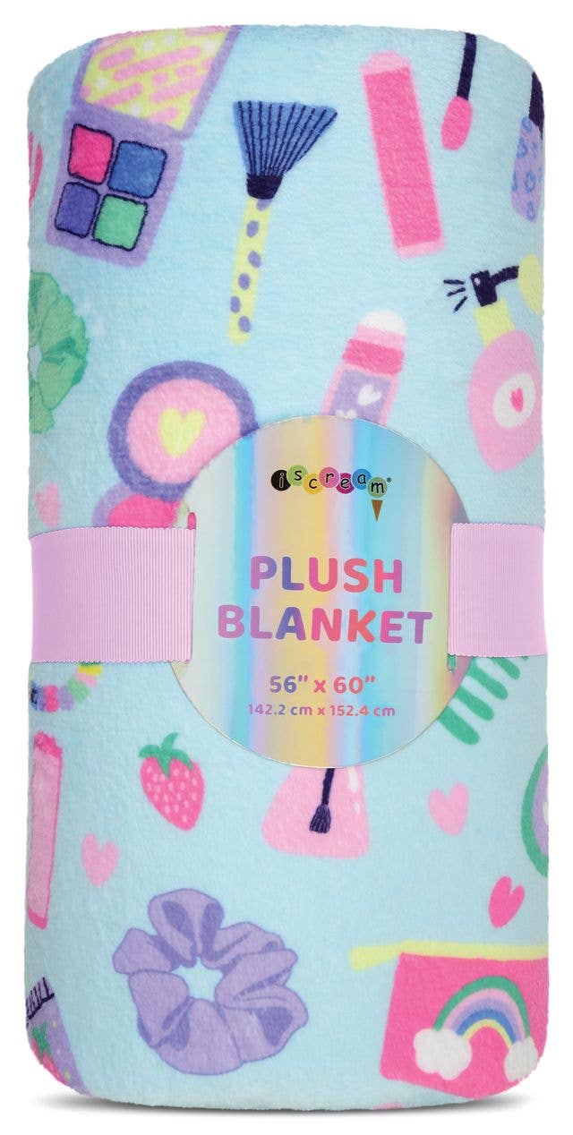 Wake Up and Makeup Plush Blanket