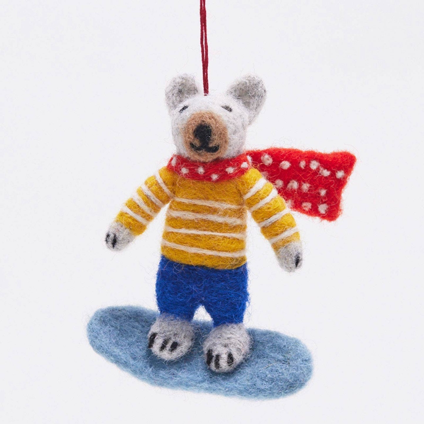 POLAR BEAR Felt Ornament