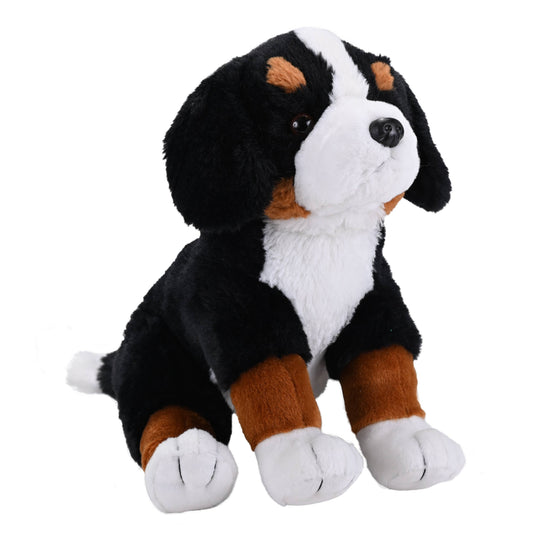 Bernese Mountain Dog Stuffed Animal 12"