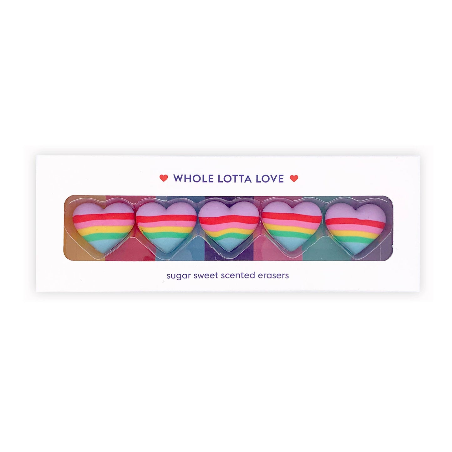 WHOLE LOTTA LOVE - SCENTED ERASERS SET of 5