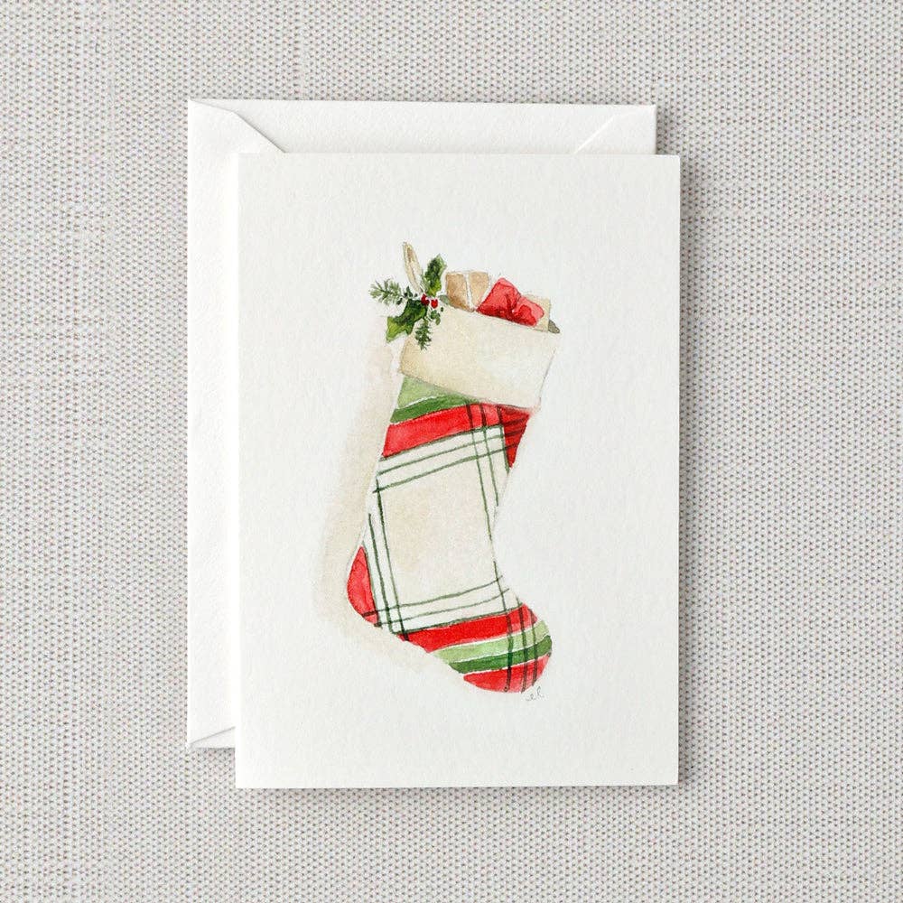 Stocking mini notecard