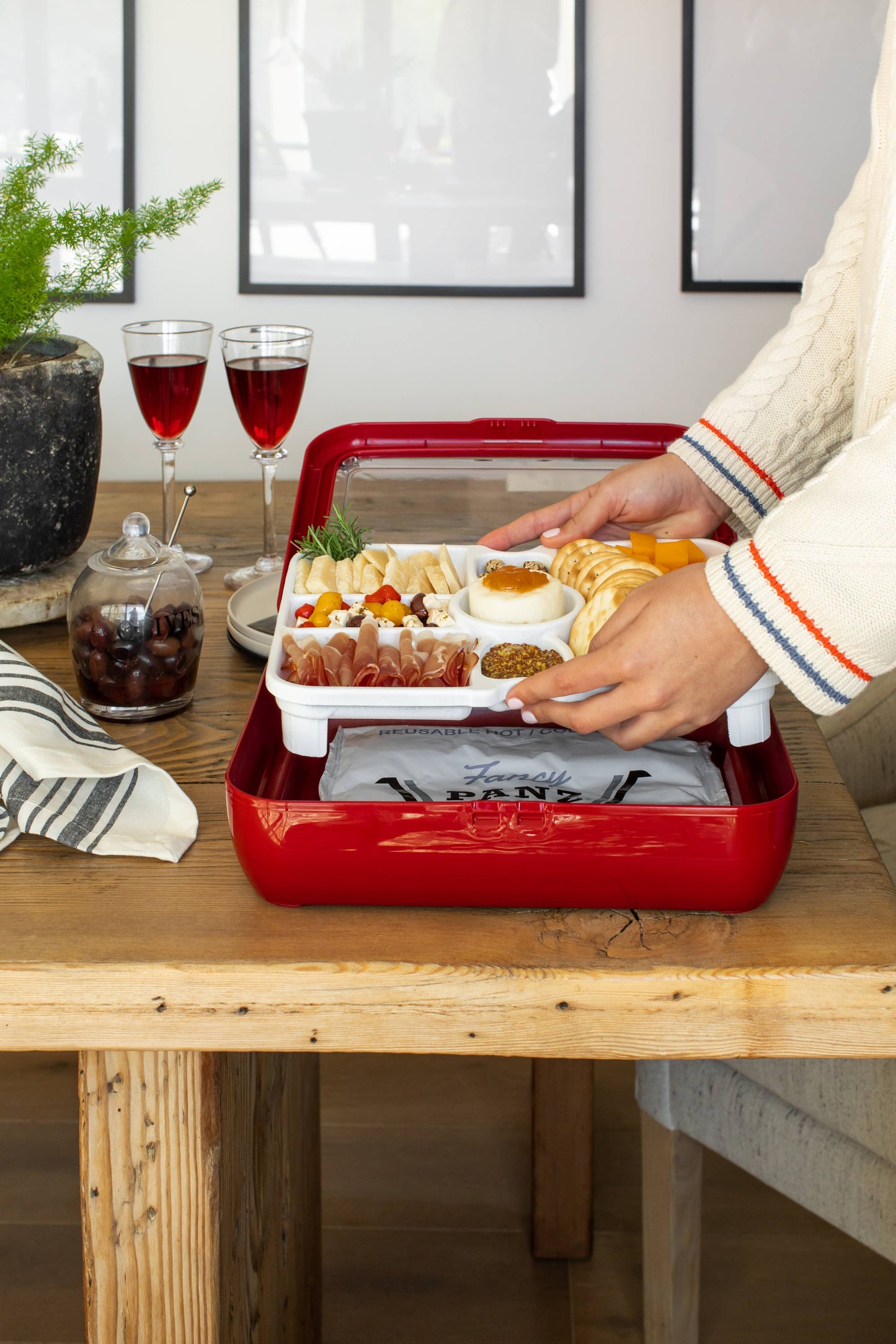 Fancy Panz® Accessory - Charcuterie / Veggie Tray Insert