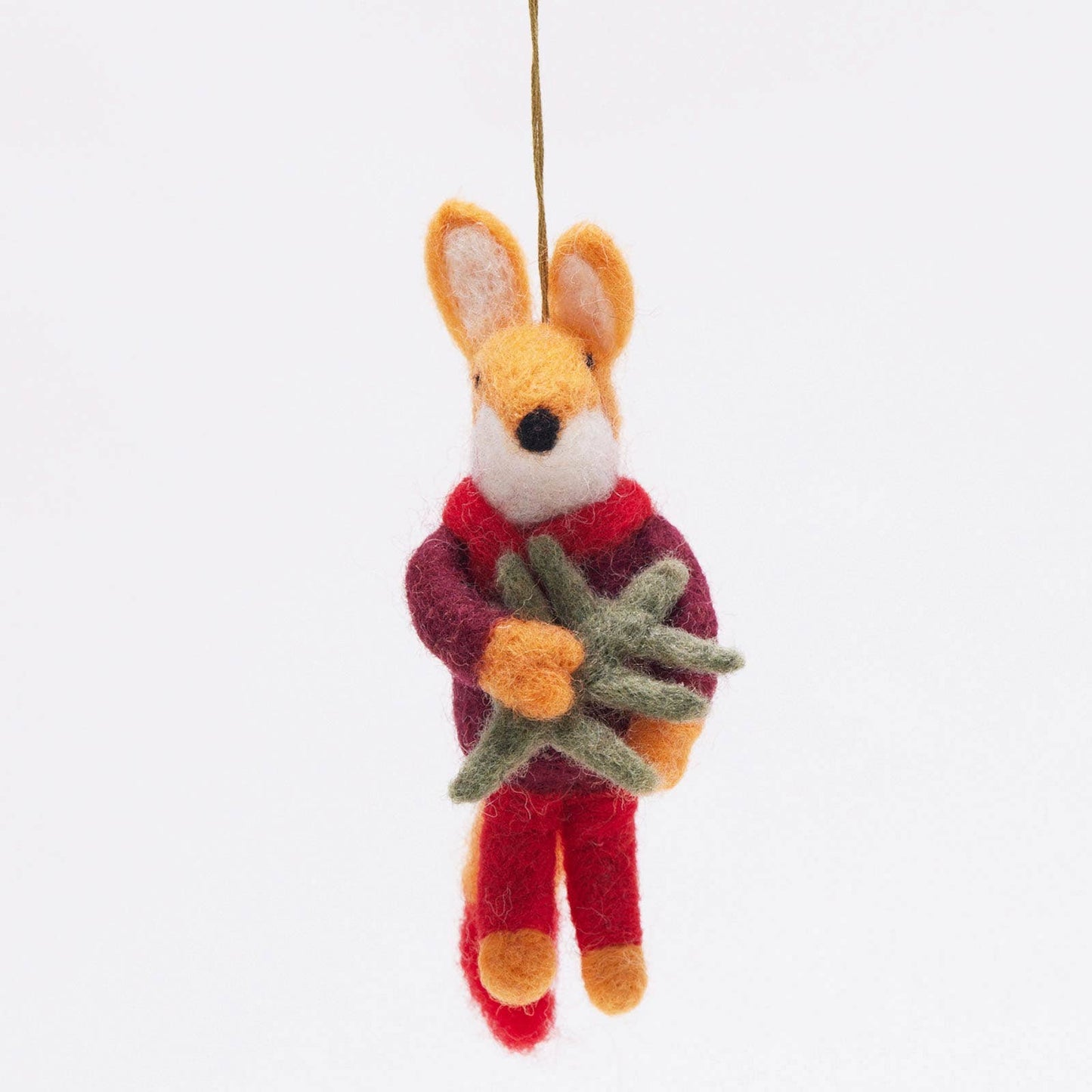 FOX Felt Ornament