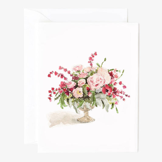 Pinks bouquet notecards - Set of 8