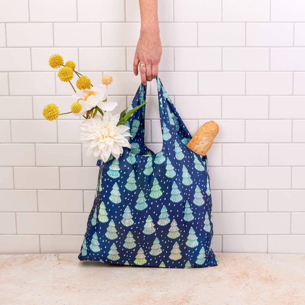 WINTER TREES blu Bag Reusable Shopper Tote