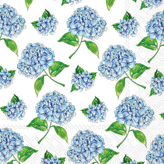 Paper Lunch Napkins 20 Count Hydrangea Scatter