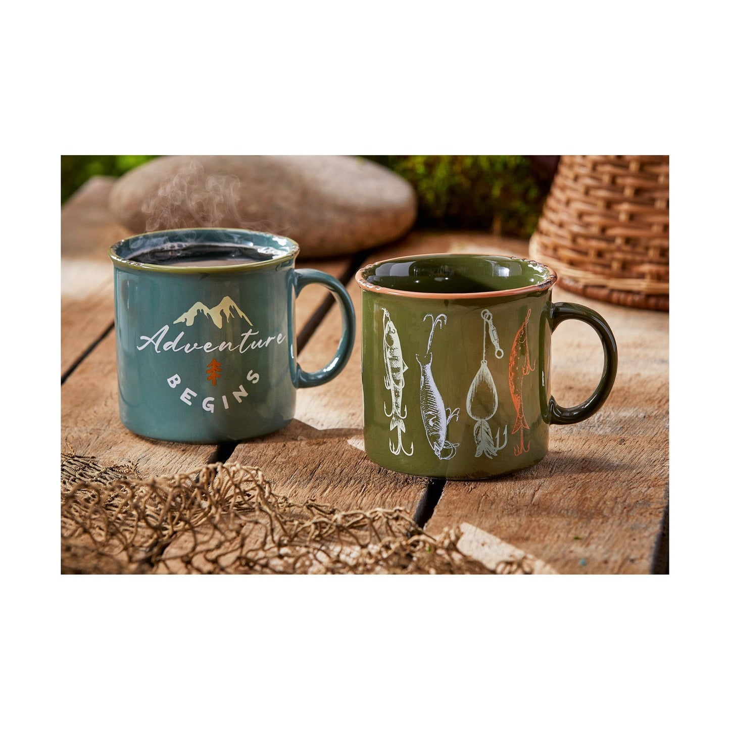 Fishing Lures Camper Mug - Multi