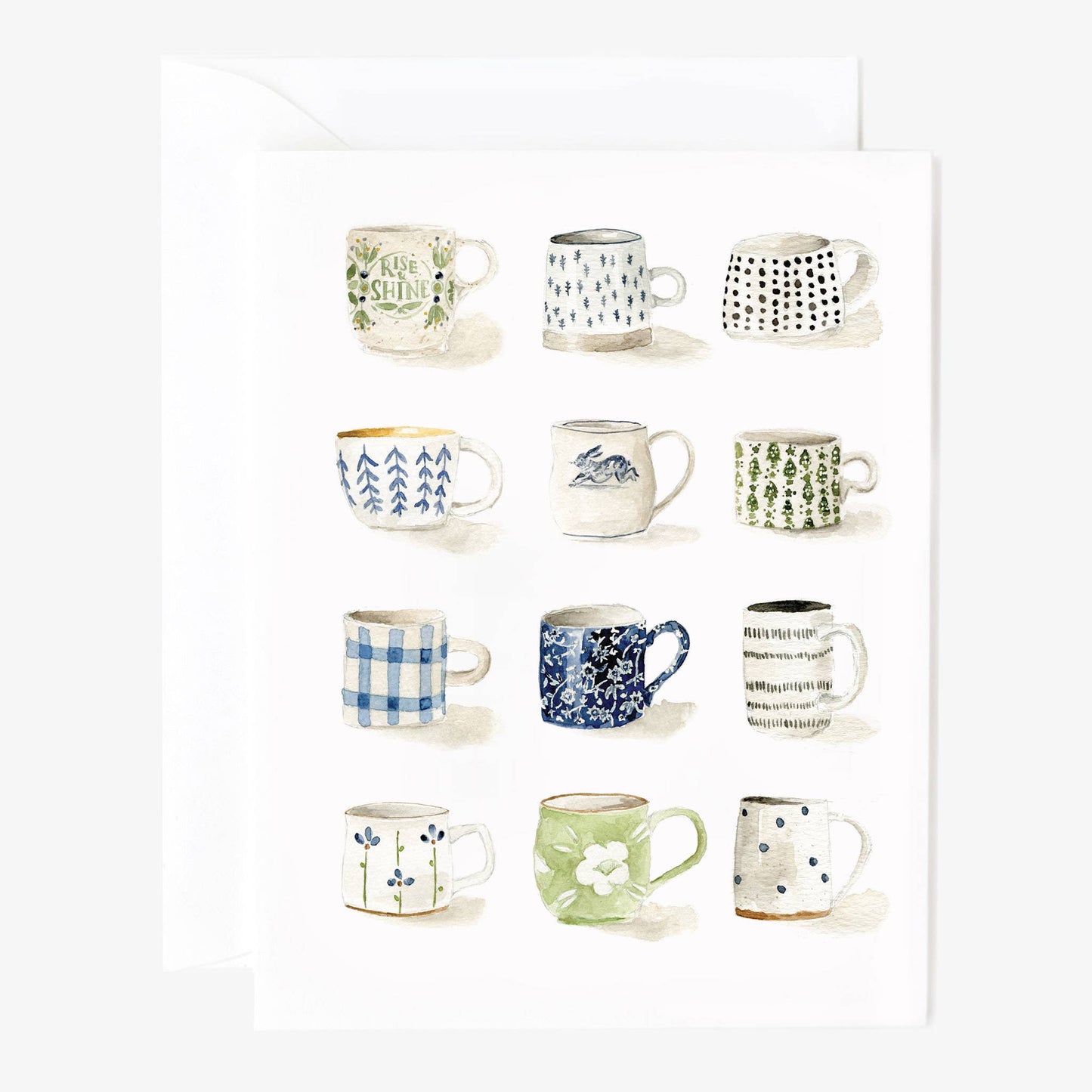 Mugs notecards - Set of 8