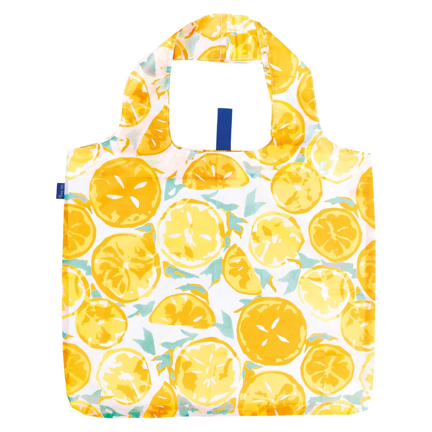 LEMON SLICES blu Bag Reusable Shopper Tote