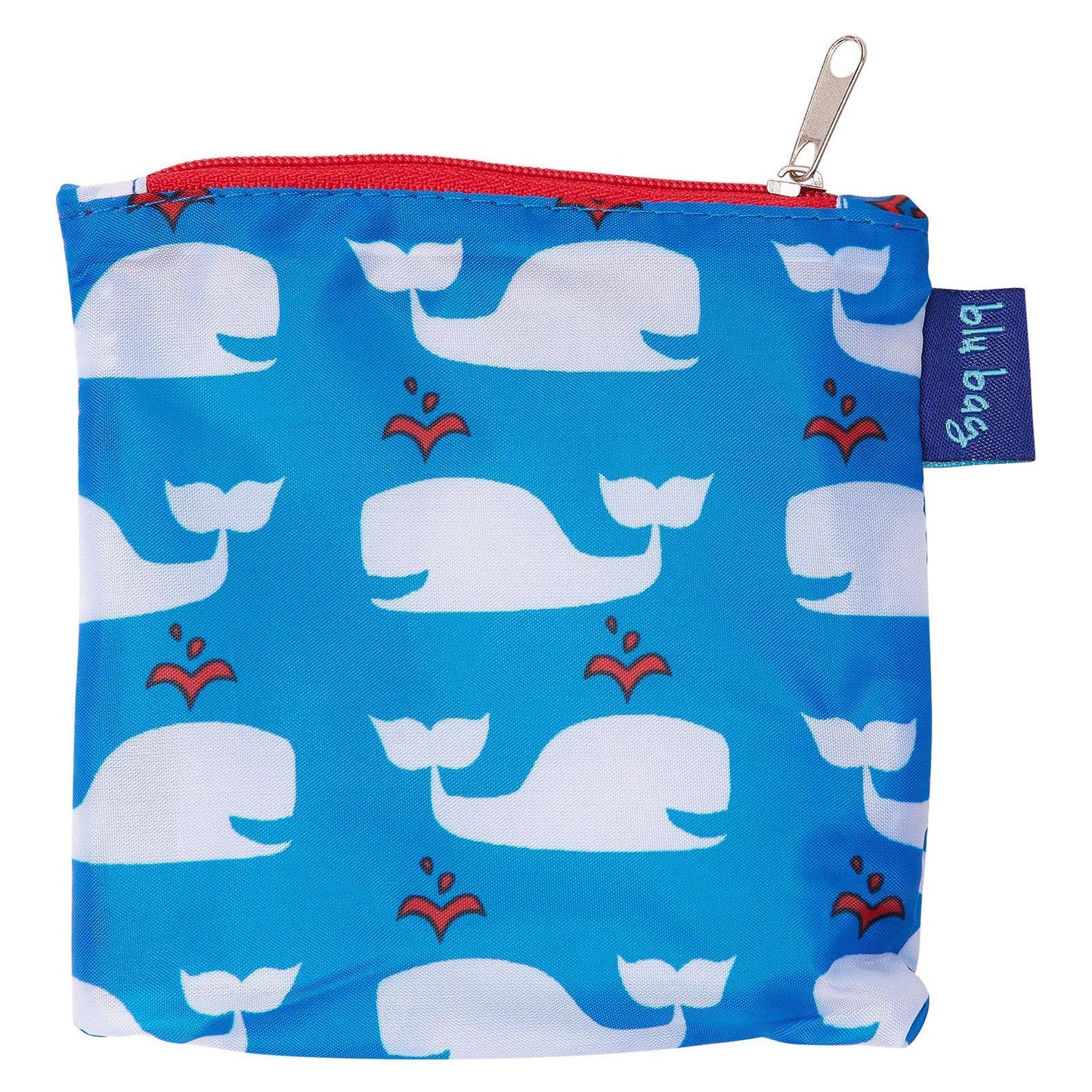 WHALE BLUE Reusable Shopper blu Bag