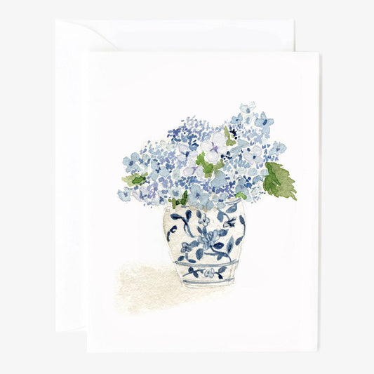 Hydrangea bouquet notecards - Set of 8